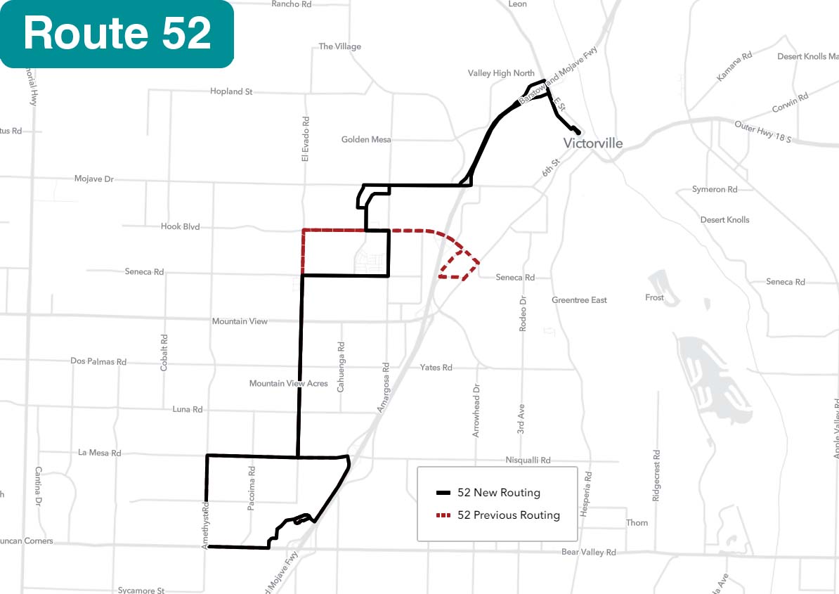 Vvta Routes August 1st Service Changes – VVTA