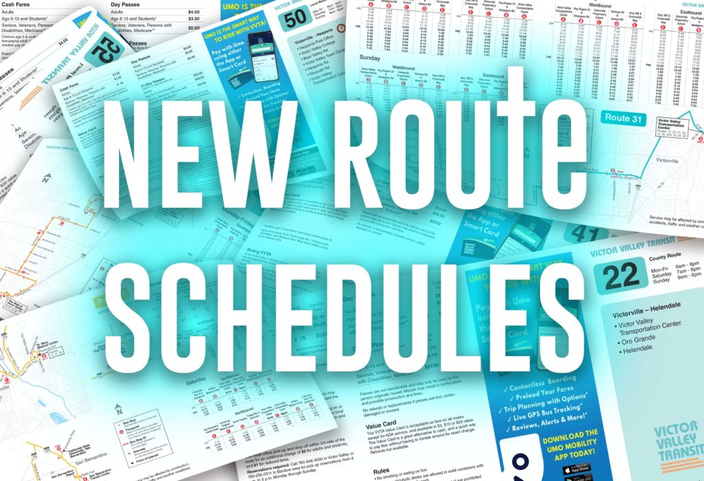 Route Schedules Available – VVTA