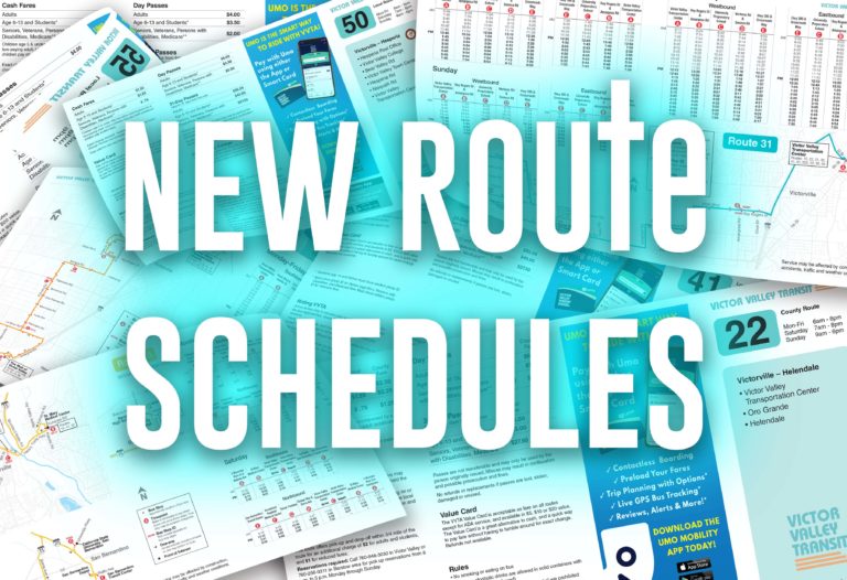 Vvta Routes New Route Schedules Available – VVTA